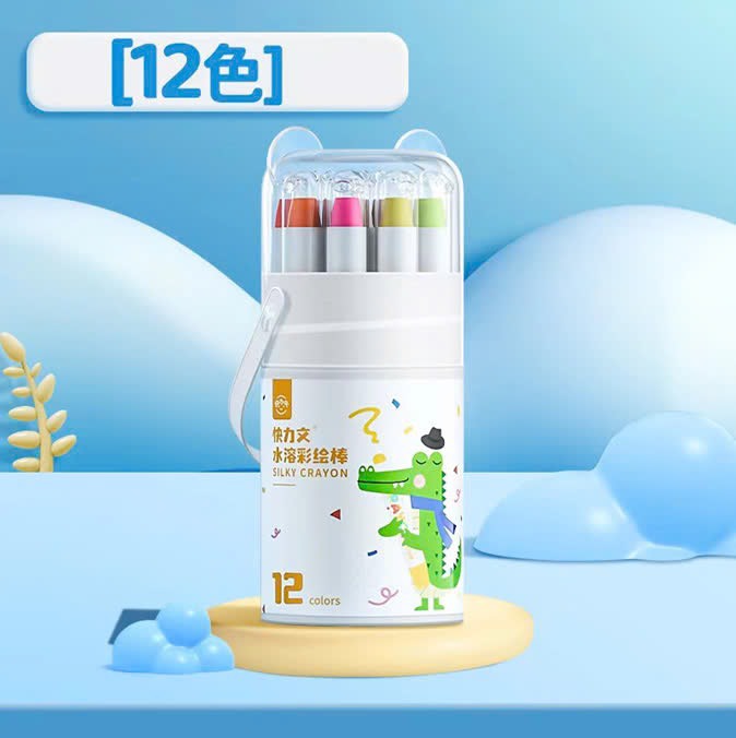 Hộp 12 màu sáp lụa