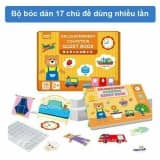 Chỉ bán nguyên thùng-Bóc dán vàng 17 chủ đề