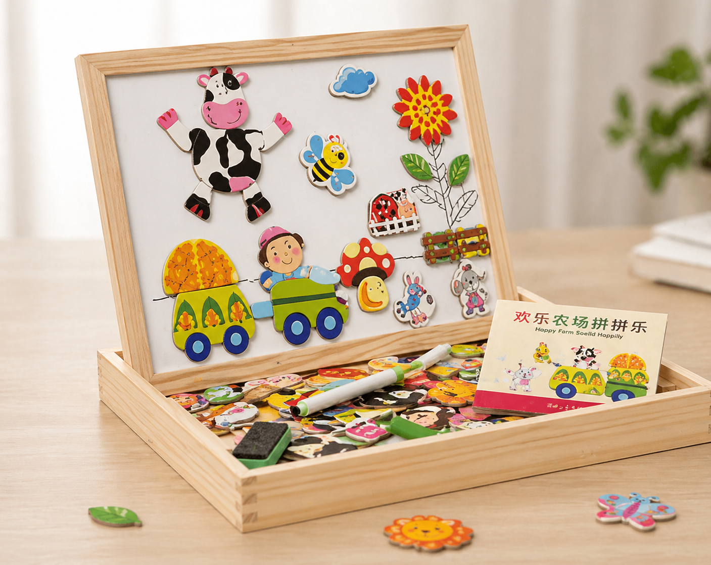 Tranh nam châm nông trại mã MWZ-2016