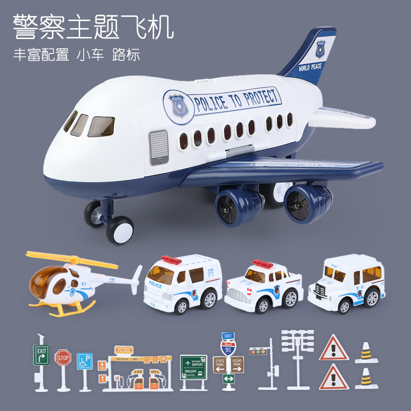 Phi cơ Cảnh Sát chở xe mã LY558-1002
