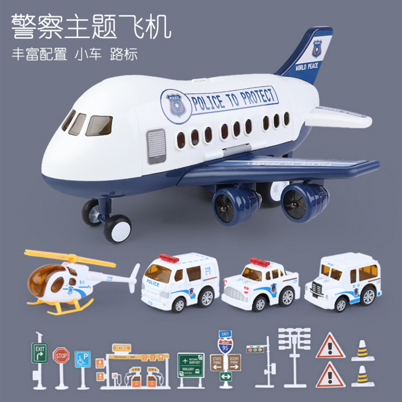 Phi cơ Cảnh Sát chở xe mã LY558-1002