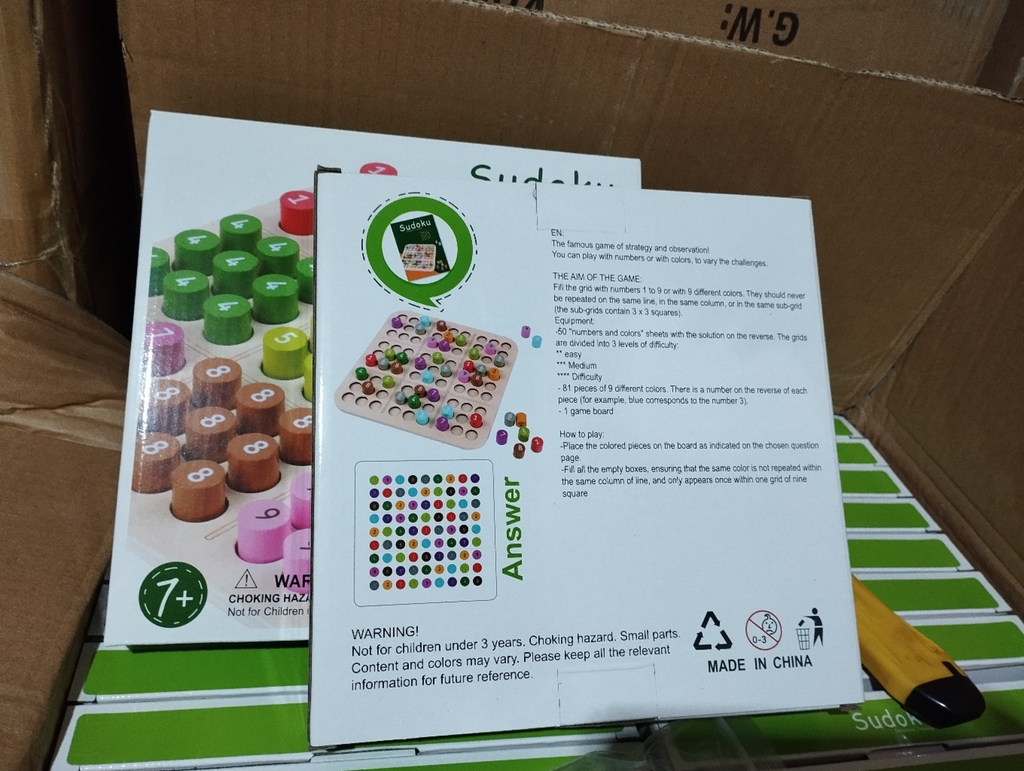 Bảng Sodoku 9 ô vuông mã SD