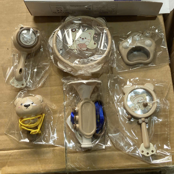 Xúc xắc 6 món NÂU mã FXB-32