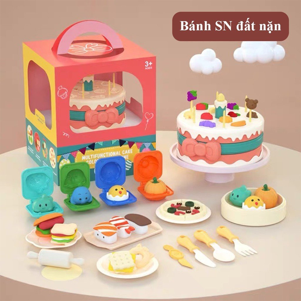 Chỉ bán nguyên thùng-Đồ chơi bánh sinh nhật đất nặn