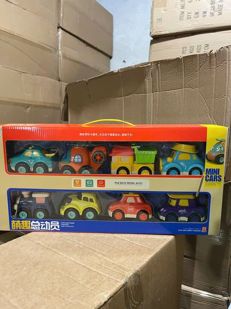 Set 8 xe ô tô Poli mã BJ660