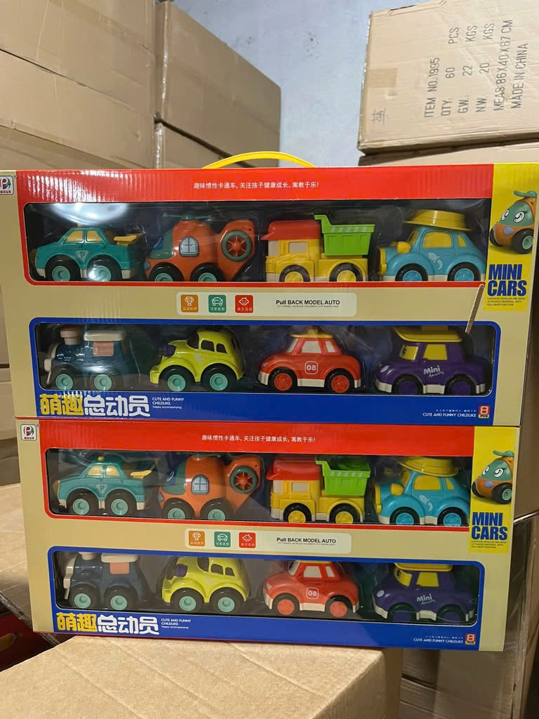 Set 8 xe ô tô Poli mã BJ660