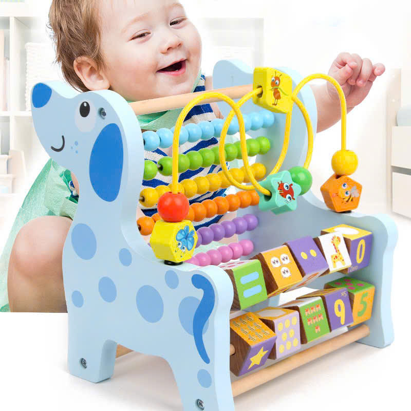 Chỉ bán nguyên thùng-Đàn kèm bàn tính mẫu Chó Xanh