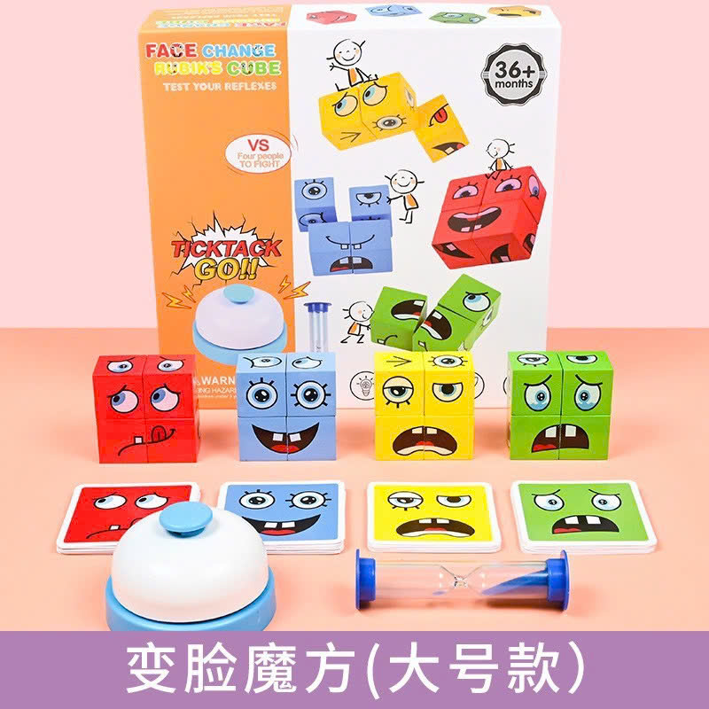 Rubik cảm xúc kèm chuông, đồng hồ cát