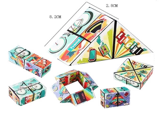 Combo 6 khối Rubik 3d