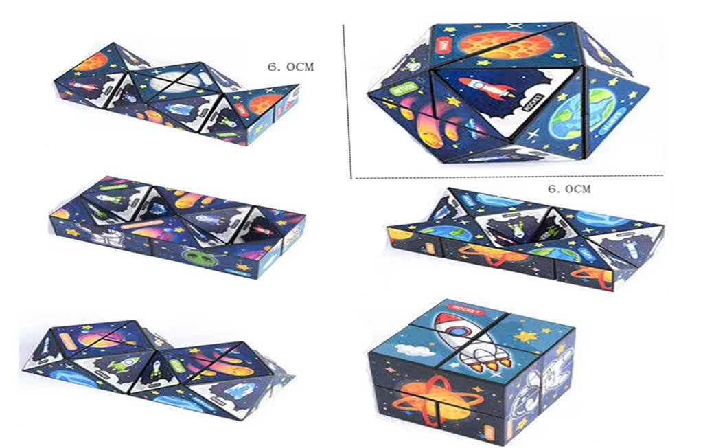 Combo 6 khối Rubik 3d