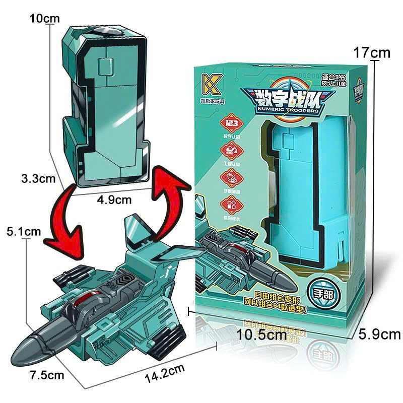 Bộ 5 số biến hình (0-4/ 5-9)