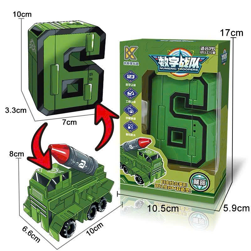 Bộ 5 số biến hình (0-4/ 5-9)