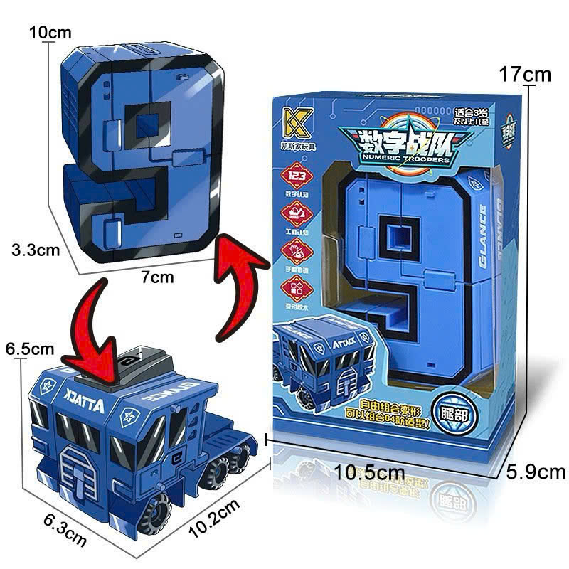 Bộ 5 số biến hình (0-4/ 5-9)