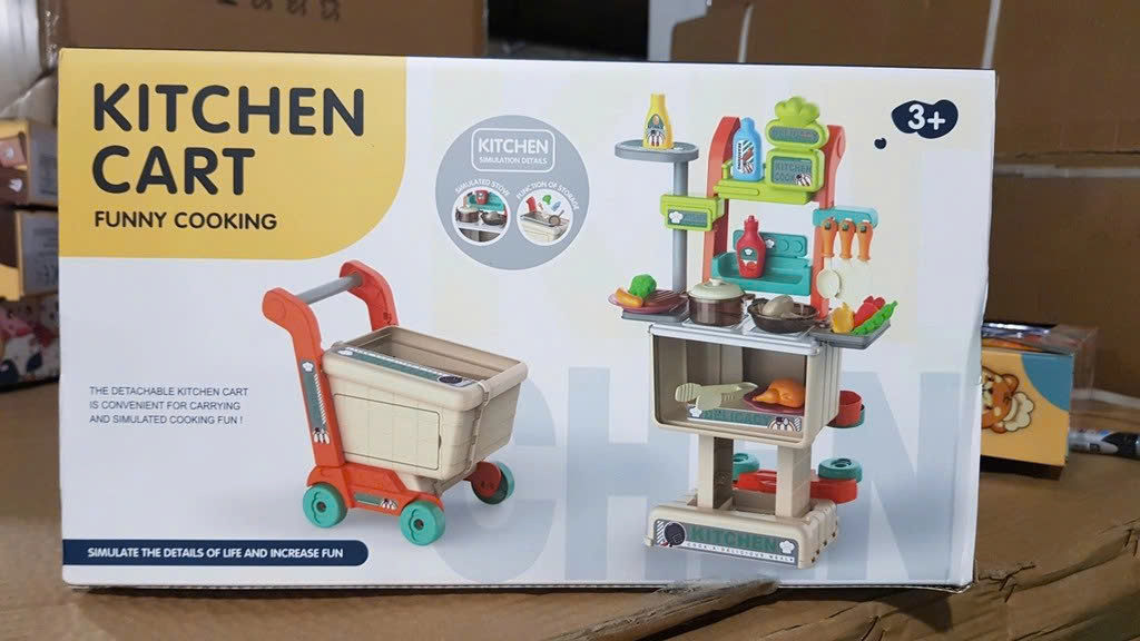 Xe đẩy biến hình bếp nấu ăn