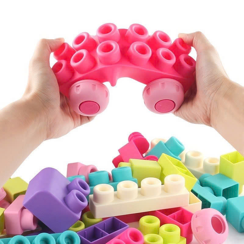 Bộ xếp hình 50pcs màu XANH mã XM3011
