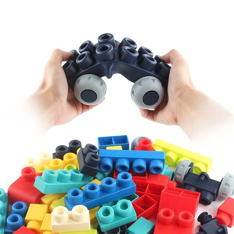 Bộ xếp hình 50pcs màu XANH mã XM3011