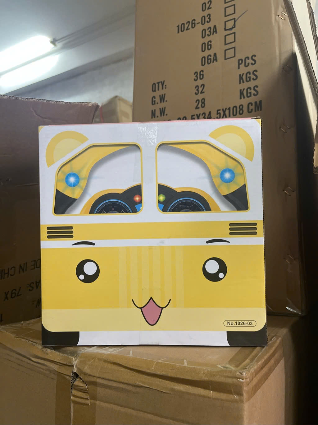 Đồ chơi vô lăng Vàng mã 1026-03