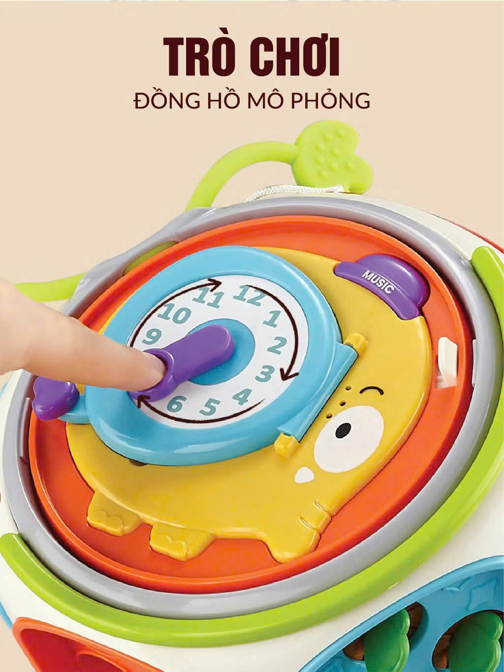 Khối đồ chơi phát nhạc 9in1