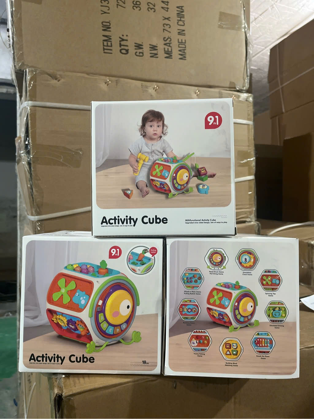 Khối đồ chơi phát nhạc 9in1