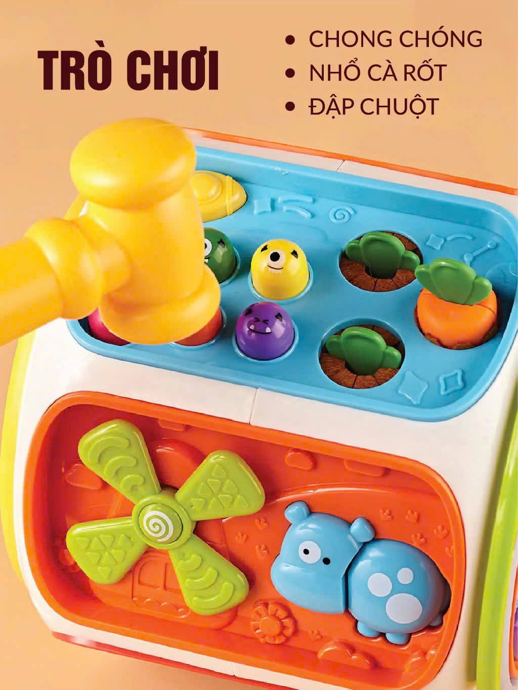 Khối đồ chơi phát nhạc 9in1