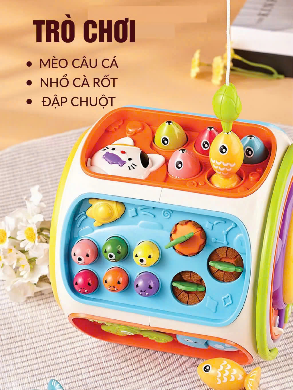 Khối đồ chơi phát nhạc 9in1