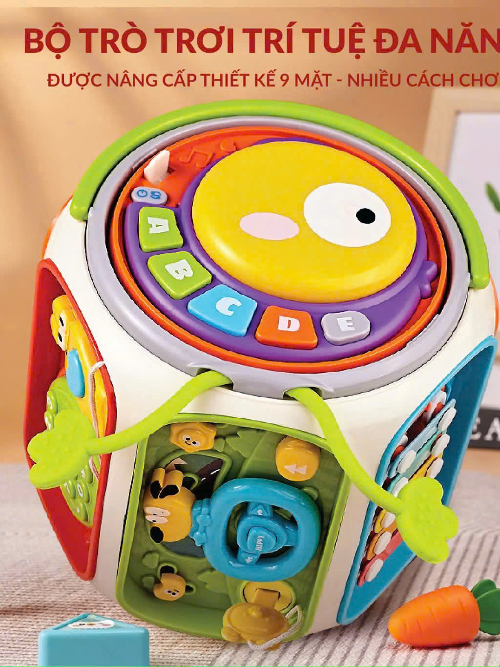 Khối đồ chơi phát nhạc 9in1