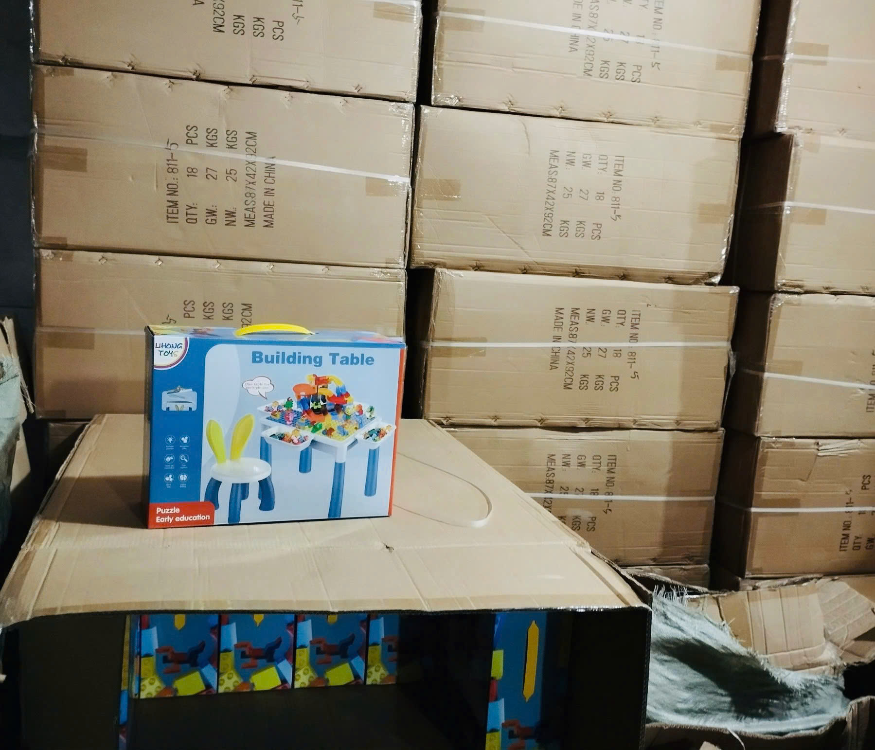 Bộ xếp hình bàn ghế 110pcs mã 811-5