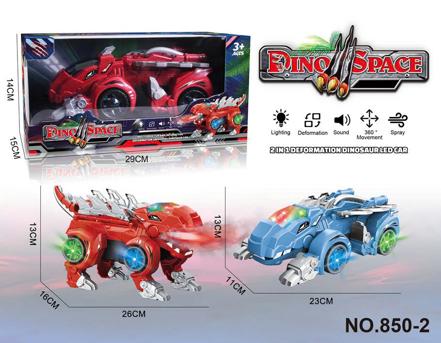 Xe khủng long biến hình nhả khói