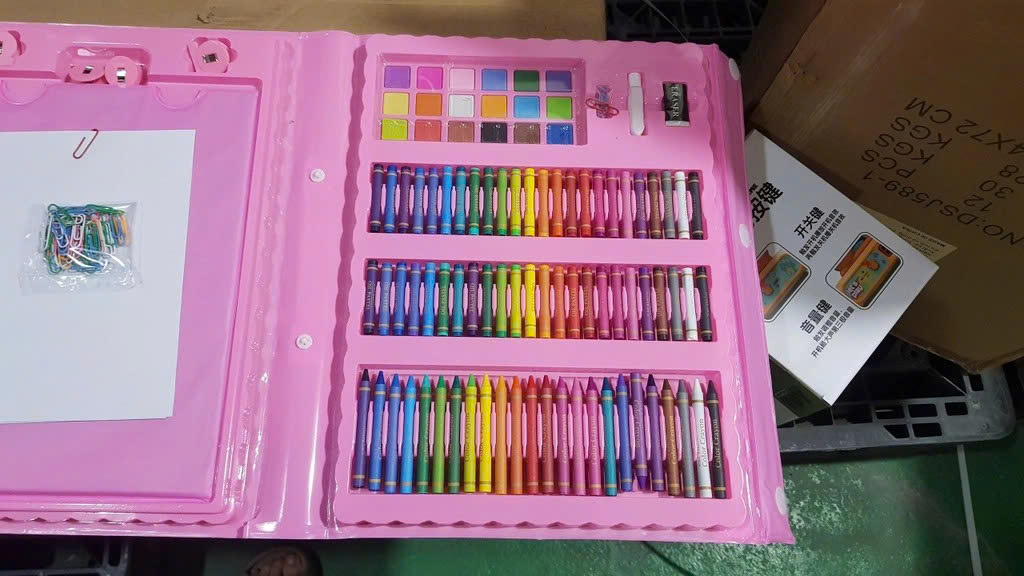 Tô màu 208pcs màu Xanh, Hồng
