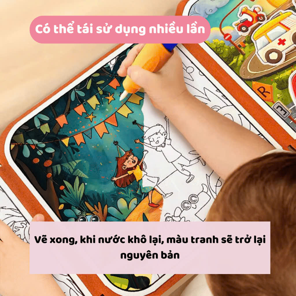 Sách ma thuật kèm bóc dán 2in1 mã ZY2001