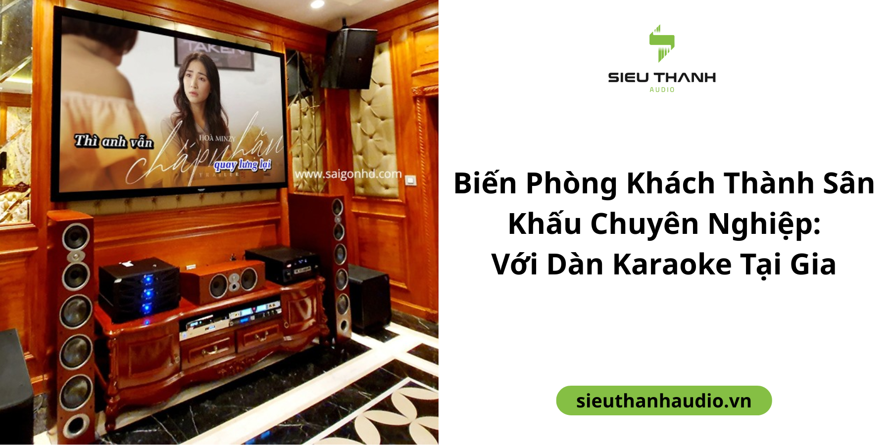 Biến Phòng Khách Thành Sân Khấu Chuyên Nghiệp: Với Dàn Karraoke Tại Gia