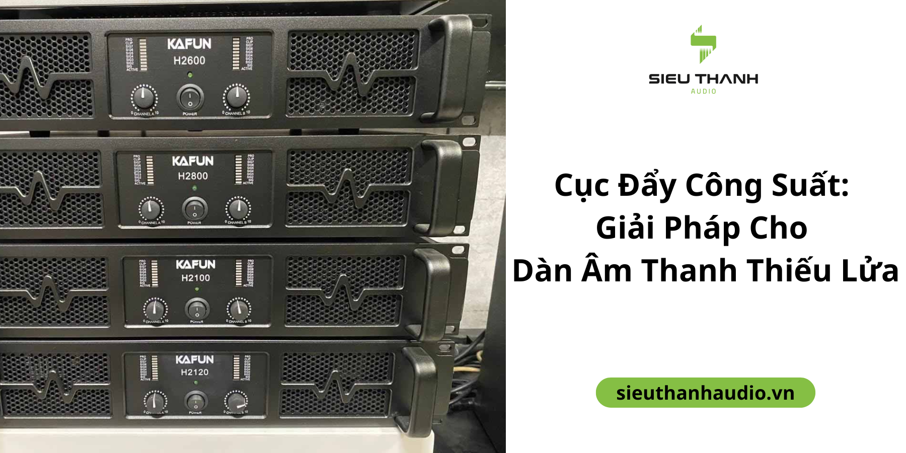 Cục Đẩy Công Suất: Giải Pháp Cho Dàn Âm Thanh Thiếu Lửa