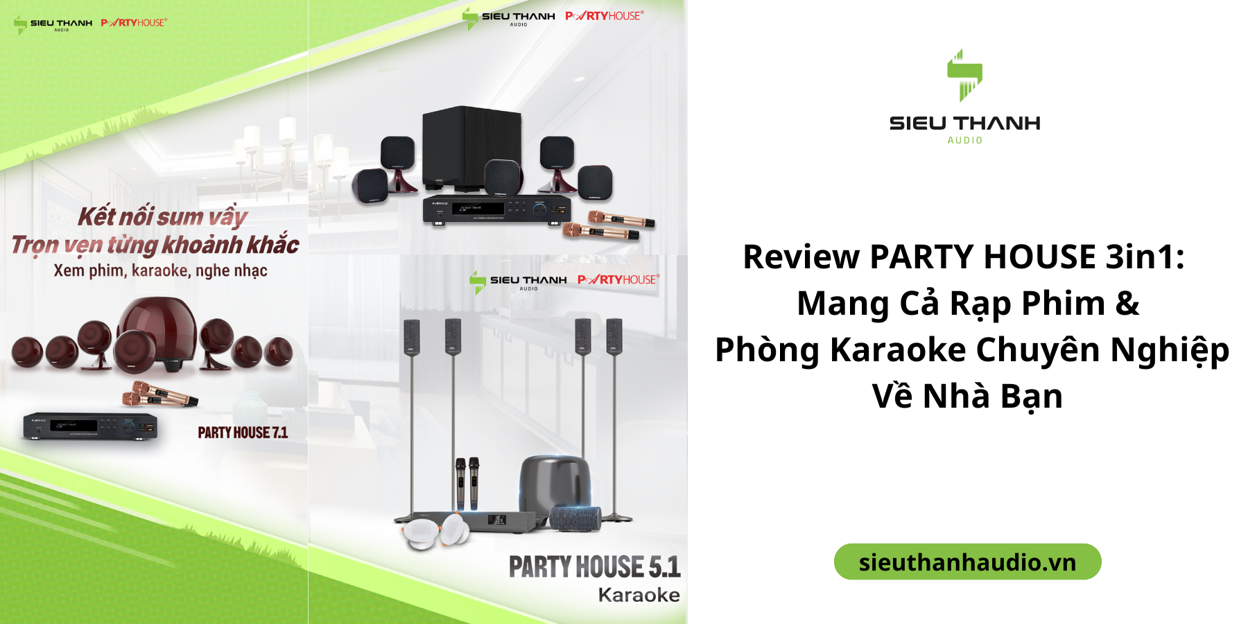 Review PARTY HOUSE 3in1: Mang Cả Rạp Phim & Phòng Karaoke Chuyên Nghiệp Về Nhà Bạn