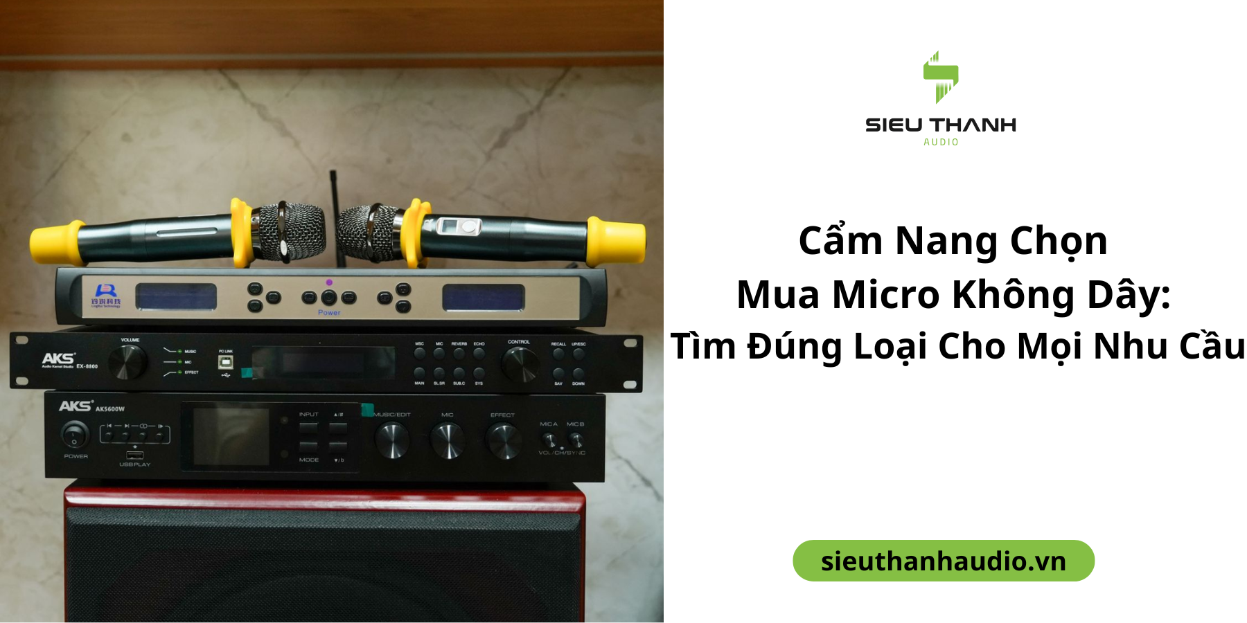 Cẩm Nang Chọn Mua Micro Không Dây: Tìm Đúng Loại Cho Mọi Nhu Cầu