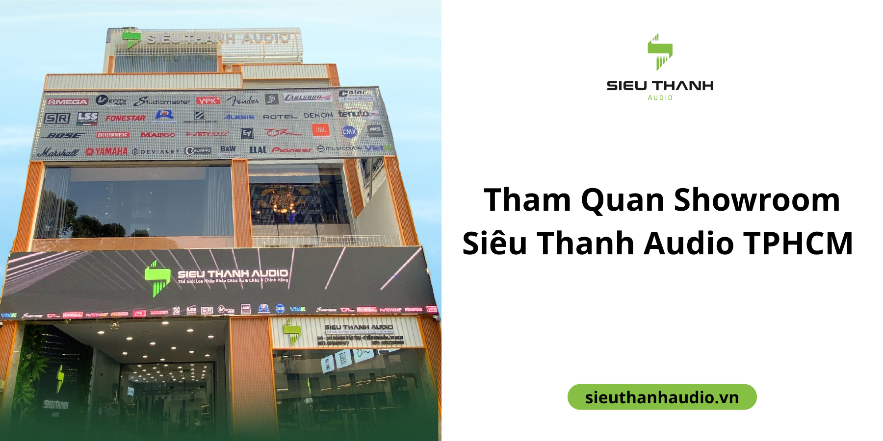 Tham Quan Showroom Âm Thanh TPHCM: Trải Nghiệm 1000m² Thiết Bị Âm Thanh Nhập Khẩu Tại Siêu Thanh Audio