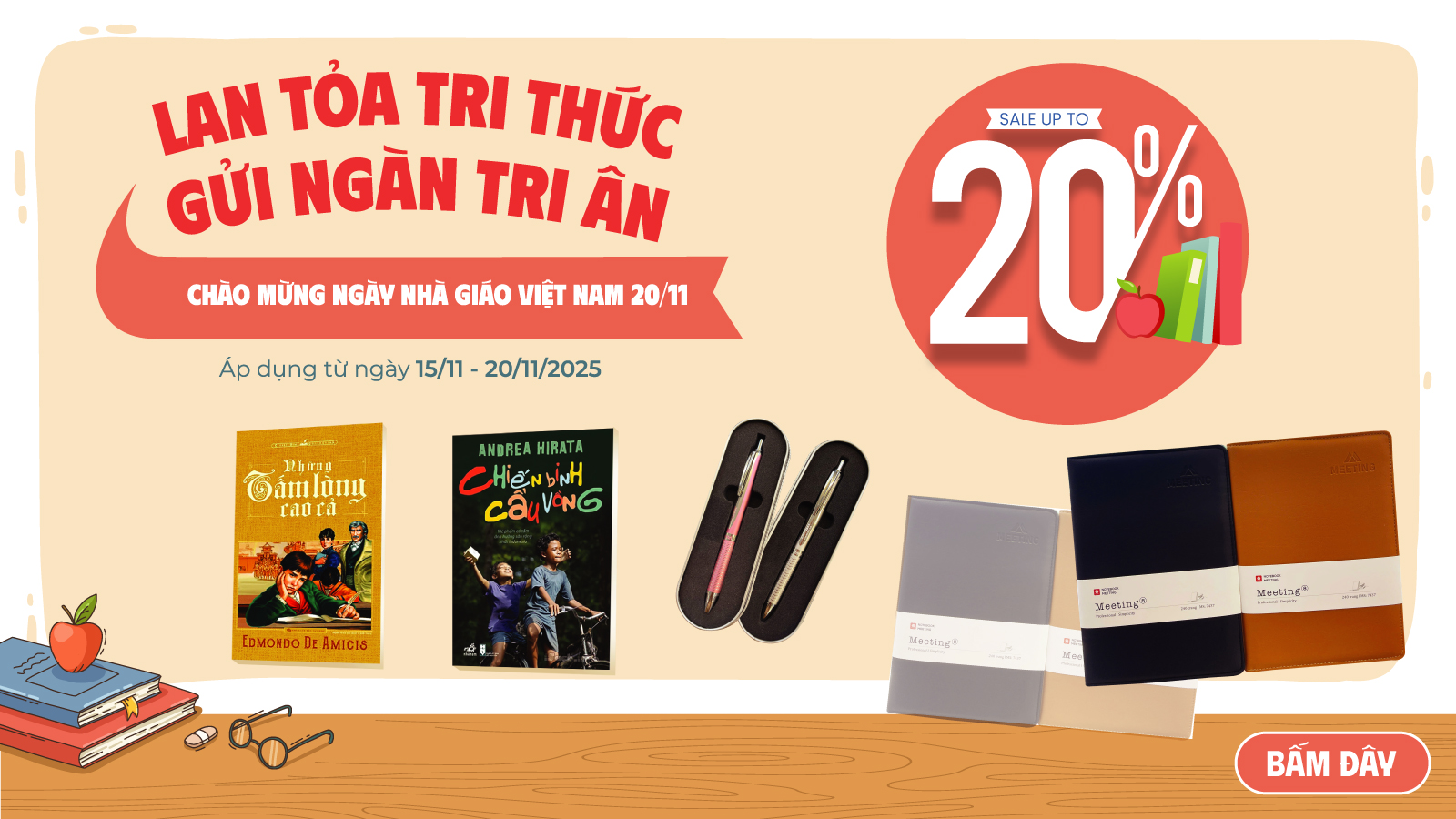 Lan Tỏa Tri Thức - Gửi Ngàn Tri Ân: ADCBook Chào Mừng Ngày Nhà Giáo Việt Nam 20/11
