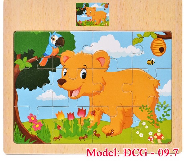 Đồ Chơi Tranh Ghép Hình 2D 12 Miếng ĐCG-09.1-10