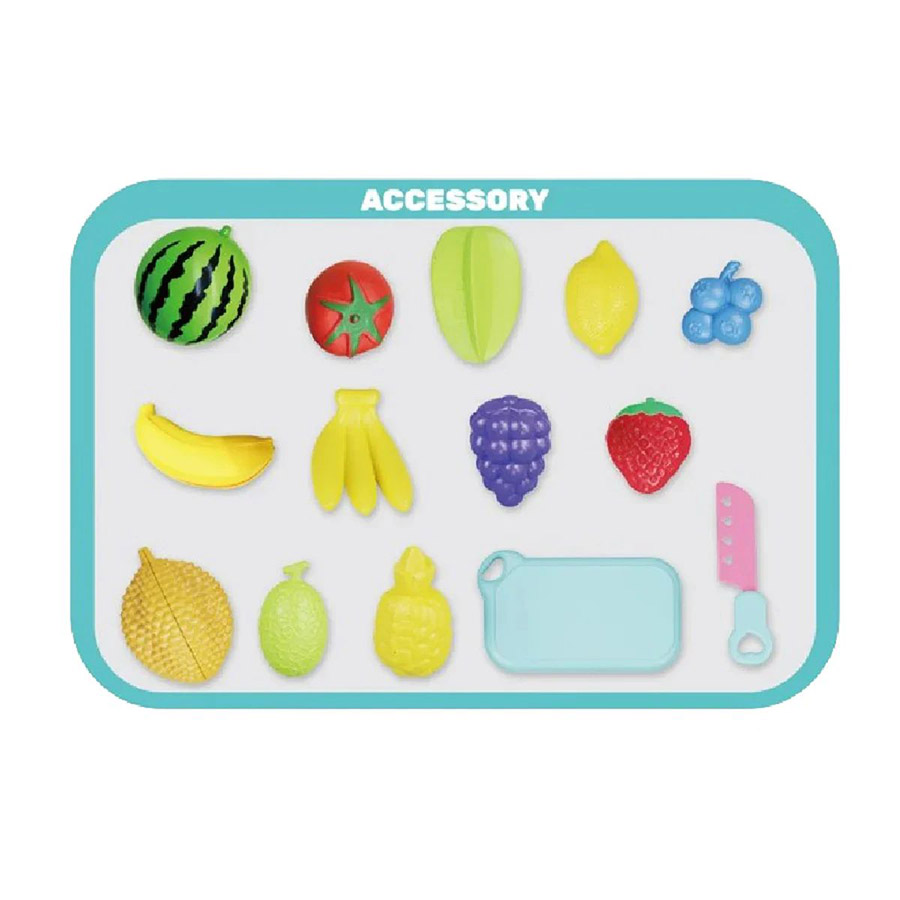 Bộ Đồ Chơi Giỏ Picnic Trái Cây Nhiệt Đới SH666-96