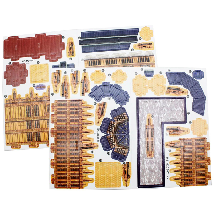 Đồ Chơi Ghép Hình 3D Bằng Giấy - Đồng Hồ Bigben HS-M20607