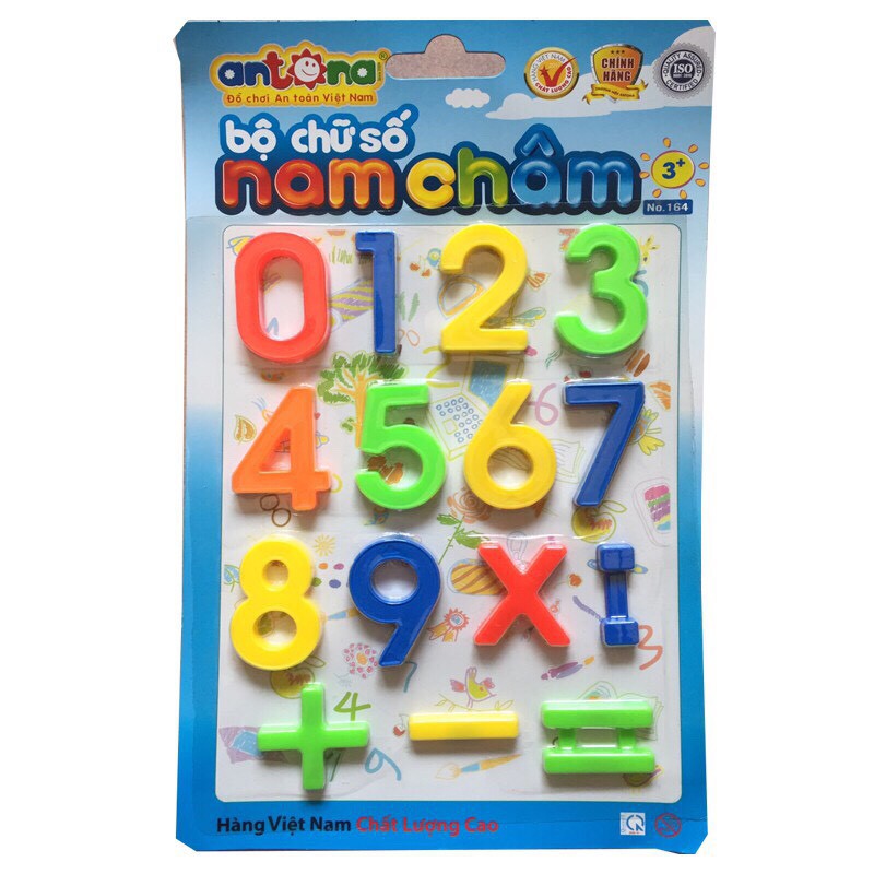 Đồ Chơi Vỉ Số Nam Châm No. 501 (Phiên Bản Mới 2023)