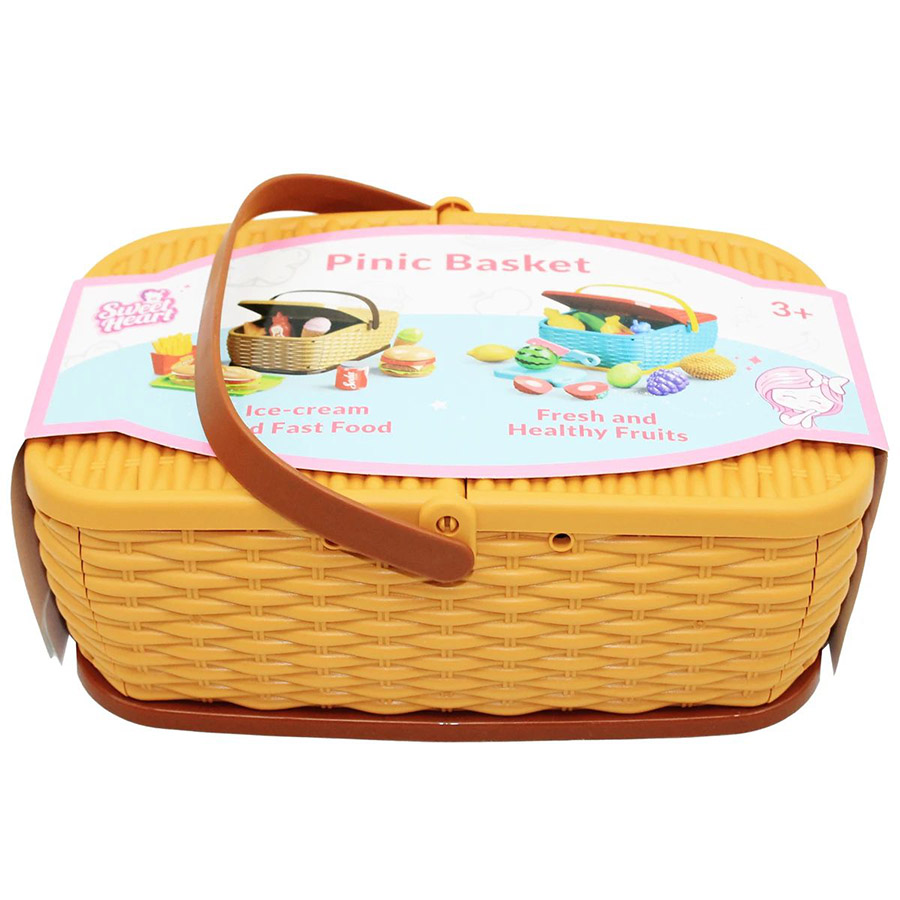 Bộ Đồ Chơi Giỏ Picnic Thức Ăn Nhanh SH666-98