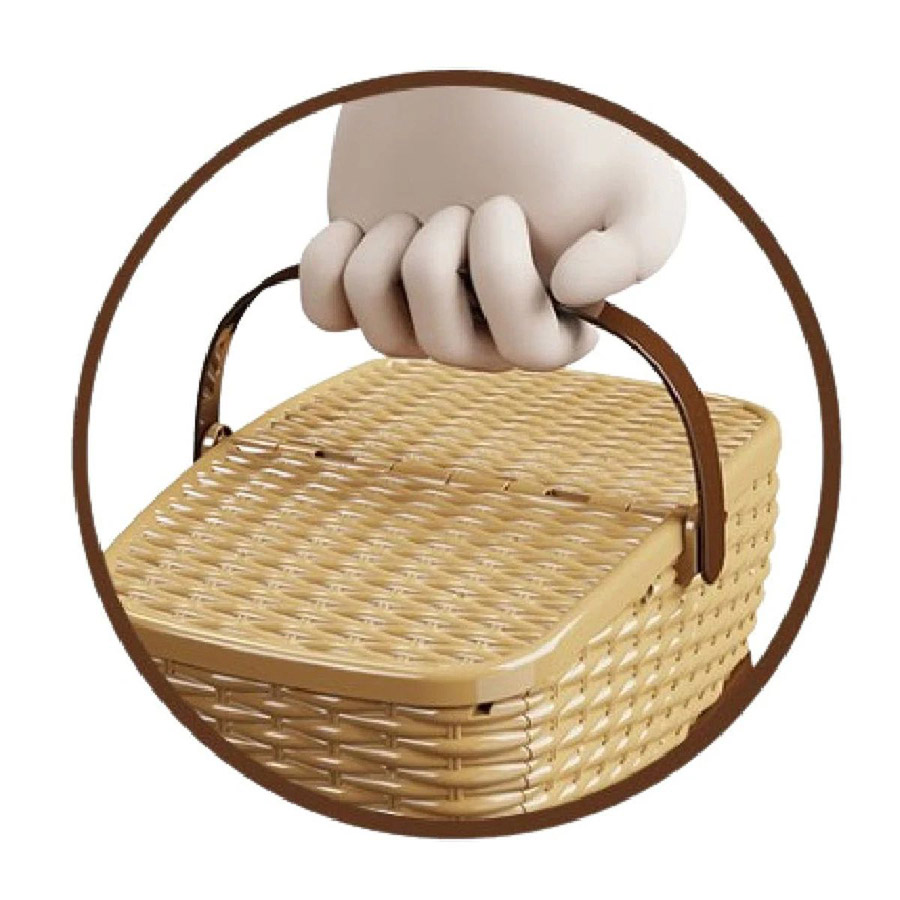 Bộ Đồ Chơi Giỏ Picnic Thức Ăn Nhanh SH666-98