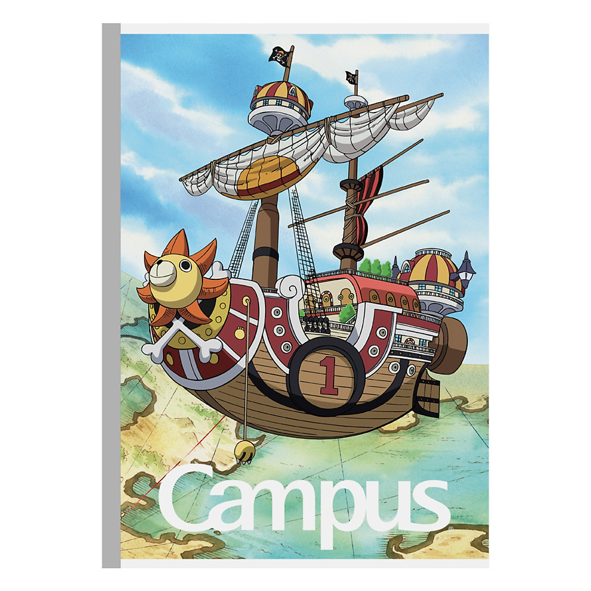 Vở Kẻ Ngang Có Chấm Campus One Piece Thousand Sunny 5146 200 Trang