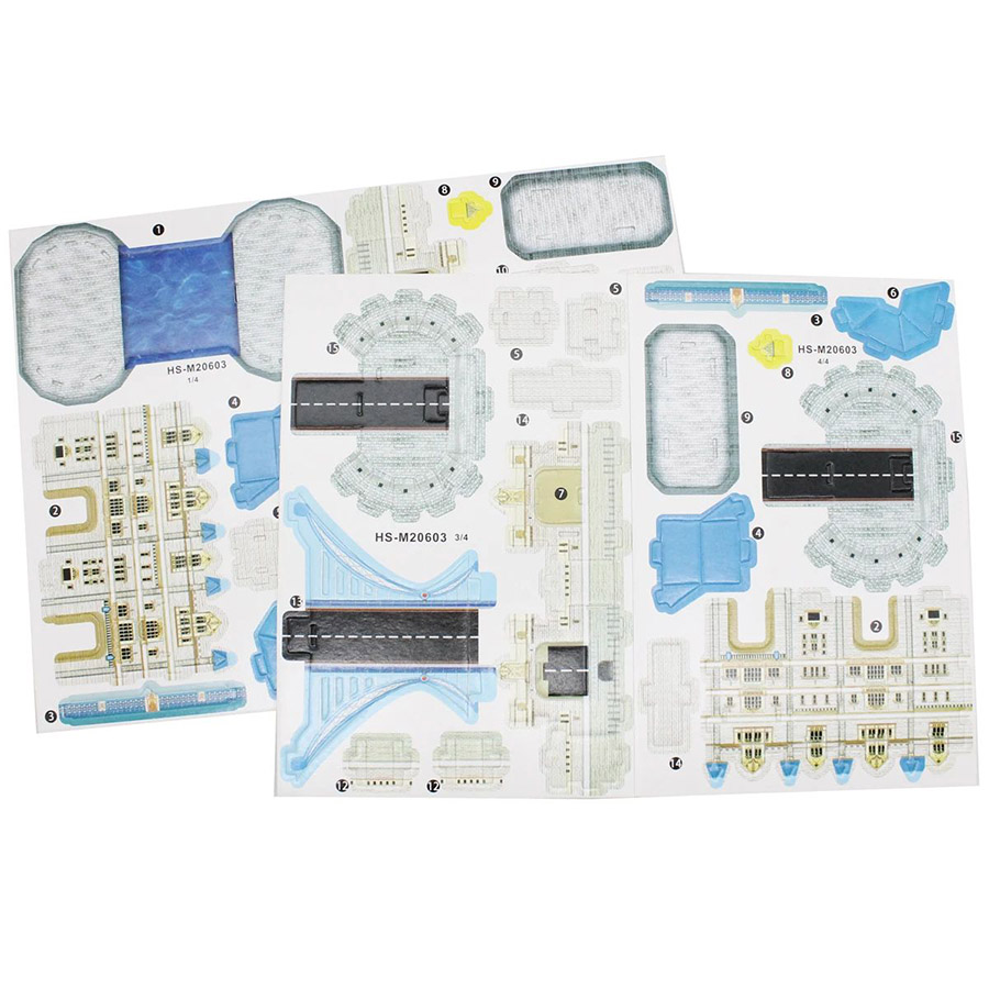 Đồ Chơi Ghép Hình 3D Bằng Giấy - Cầu Tháp London HS-M20603