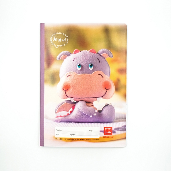 Vở 4 Ô Ly Hồng Hà School 0586 Joyful 48 Trang