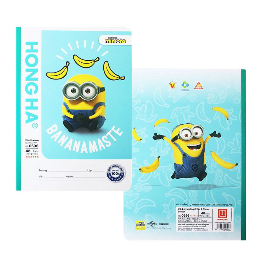 Lốc Vở 4 Ôly Hồng Hà 0596 48Tr (Mua 10 Tặng 1)