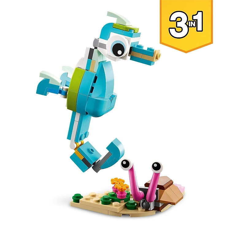 Đồ Chơi Lego Cá Heo Và Rùa 31128