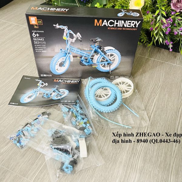 Đồ Chơi Xếp Hình Zhegao Xe Đạp Địa Hình 8940 QL0443-46