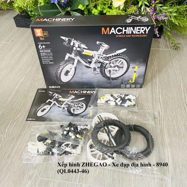 Đồ Chơi Xếp Hình Zhegao Xe Đạp Địa Hình 8940 QL0443-46