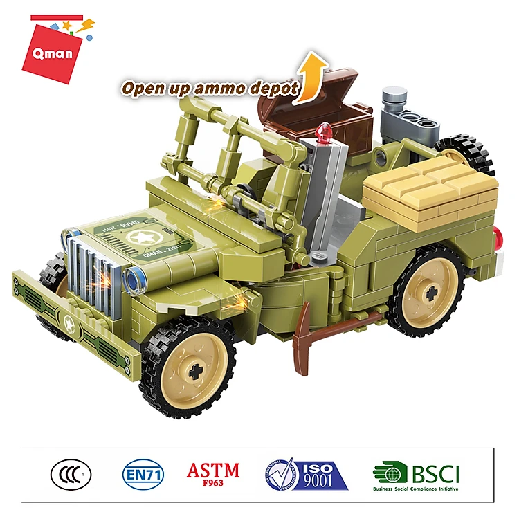 Đồ Chơi Xếp Hình Qman 21011: Xe Jeep